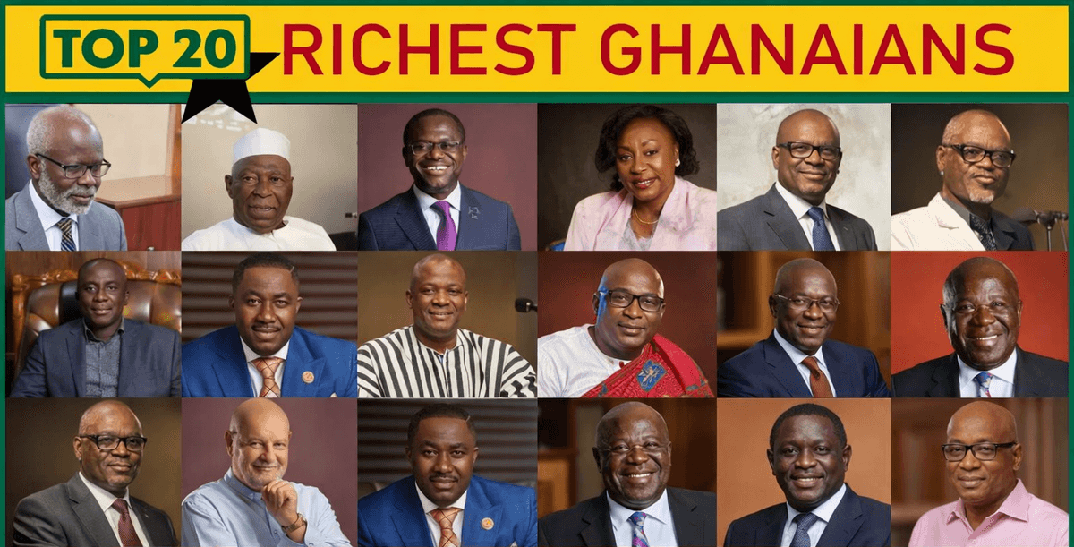 Top 20 Richest Men in Ghana