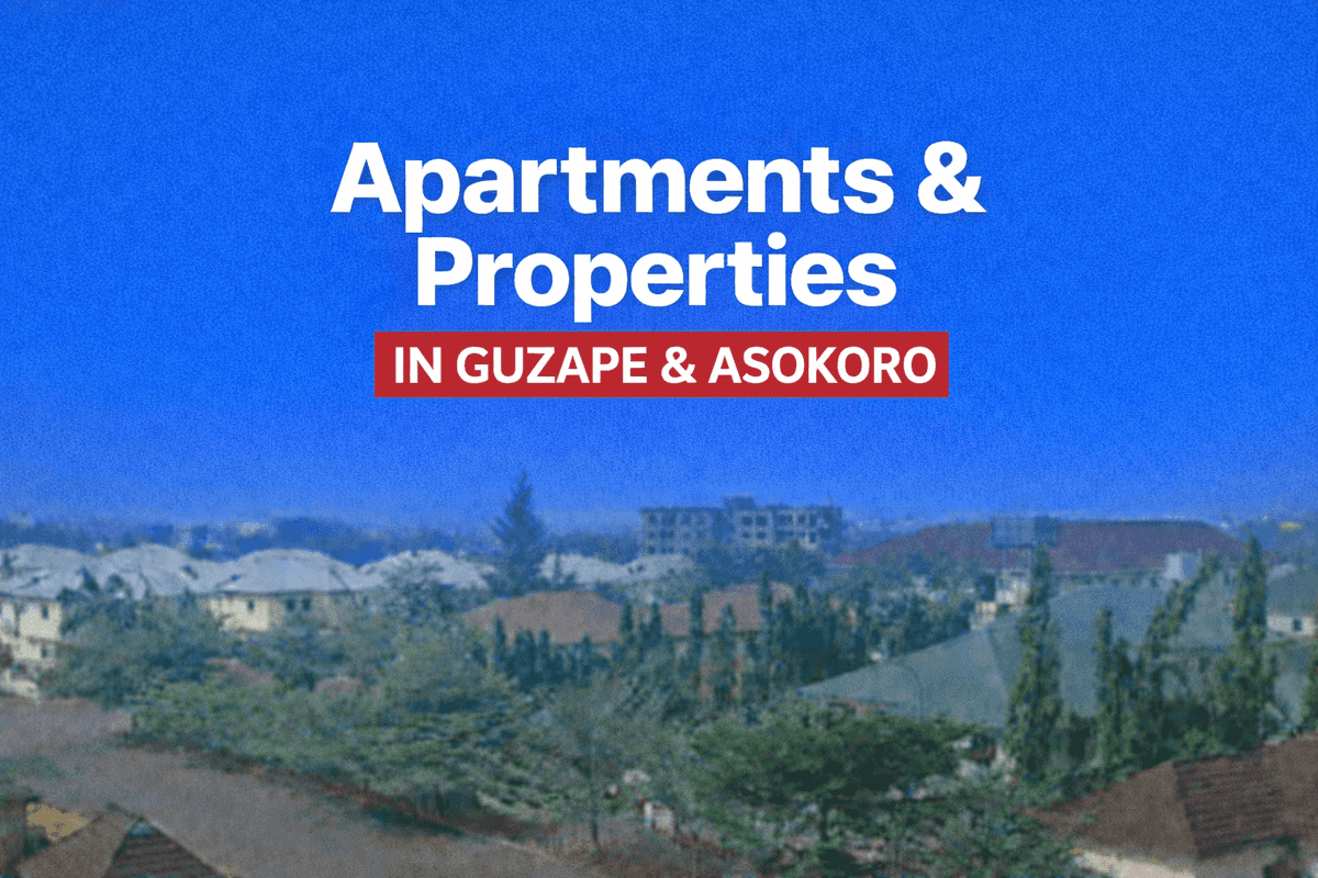 Vacant Apartments and Properties For Rent and For Sale in Guzape & Asokoro Abuja
